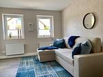 Wohnzimmer - Ferienhaus Great Granny`s Cottage - Top-Hundeurlaub