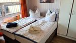 Schlafzimmer - Ferienhaus Nordlicht - Top-Hundeurlaub