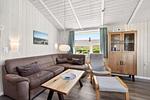 Wohnzimmer - Ferienhaus Strandblick 3 - Top-Hundeurlaub