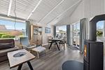 Wohnzimmer - Ferienhaus Strandblick 3 - Top-Hundeurlaub