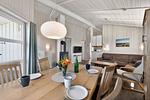 Wohnzimmer - Ferienhaus Strandblick 3 - Top-Hundeurlaub