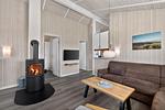 Wohnzimmer - Ferienhaus Strandblick 3 - Top-Hundeurlaub