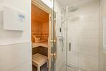 Badezimmer - Ferienhaus JoHann mit Sauna, großer Terrasse und moderner Einrichtung - Top-Hundeurlaub