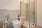 Badezimmer - Ferienhaus JoHann mit Sauna, großer Terrasse und moderner Einrichtung - Top-Hundeurlaub