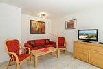 Wohnzimmer - Villa Antonia Whg. 4 - Top-Hundeurlaub