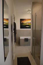 Badezimmer - Villa Albatros - Appartement Tee 9 - Top-Hundeurlaub