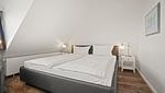Schlafzimmer - Haus Seeblick Meerblick-Suite App 2 - Top-Hundeurlaub