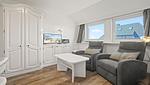 Wohnzimmer - Haus Seeblick Meerblick-Suite App 2 - Top-Hundeurlaub