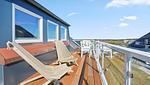 Balkon - Haus Seeblick Leuchtturm-Suite App 3 - Top-Hundeurlaub