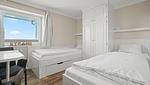 Schlafzimmer - Haus Seeblick Käpitäns-Suite App 7 - Top-Hundeurlaub