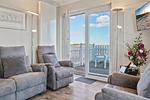 Wohnzimmer - Haus Seeblick Meerluft-Suite App 8 - Top-Hundeurlaub