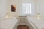 Schlafzimmer - Haus Seeblick Meerluft-Suite App 8 - Top-Hundeurlaub