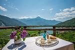 entspannende Aussicht auf den See und die Bergkulisse - Rustico Ciabott - Top-Hundeurlaub