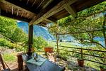 überdachter Terrassenbereich zum Wohlfühlen und Entspannen - Rustico Ciabott - Top-Hundeurlaub