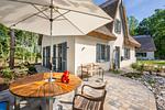 Hauptansicht - Ferienhaus Auszeitfischer mit Sauna, Kamin und Terrasse - Top-Hundeurlaub