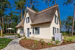 Fassade / Eingang - Ferienhaus Auszeitfischer mit Sauna, Kamin und Terrasse - Top-Hundeurlaub