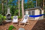 Garten - Ferienhaus Auszeitfischer mit Sauna, Kamin und Terrasse - Top-Hundeurlaub