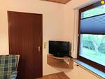 Wohnzimmer - Ferienwohnung Lütje Herta - Top-Hundeurlaub