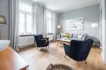 Wohnzimmer - Kapitänshaus 1935 - Top-Hundeurlaub
