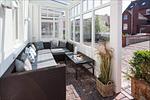 Terrasse - Kapitänshaus 1935 - Top-Hundeurlaub
