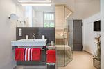 Badezimmer - Kapitänshaus 1935 - Top-Hundeurlaub