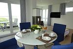 Wohnzimmer - Ferienwohnung Sturmvogel Olpenitz - Top-Hundeurlaub