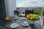 Balkon - Ferienwohnung Sturmvogel Olpenitz - Top-Hundeurlaub