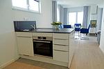 Küche / Küchenzeile - Ferienwohnung Sturmvogel Olpenitz - Top-Hundeurlaub
