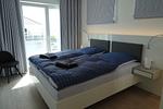 Schlafzimmer - Ferienwohnung Sturmvogel Olpenitz - Top-Hundeurlaub