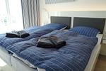 Schlafzimmer - Ferienwohnung Sturmvogel Olpenitz - Top-Hundeurlaub