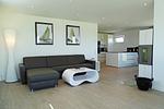 Wohnzimmer - Ferienwohnung Brandung Olpenitz - Top-Hundeurlaub