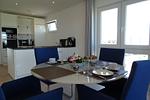 Küche / Küchenzeile - Ferienwohnung Brandung Olpenitz - Top-Hundeurlaub