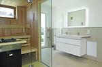 Badezimmer - Ferienwohnung Brandung Olpenitz - Top-Hundeurlaub