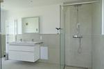 Badezimmer - Ferienwohnung Brandung Olpenitz - Top-Hundeurlaub