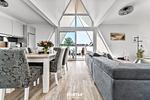 Wohnzimmer - Ferienwohnung Insellodge Fehmarn - Top-Hundeurlaub