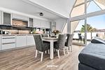 Küche / Küchenzeile - Ferienwohnung Insellodge Fehmarn - Top-Hundeurlaub