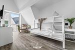 Schlafzimmer - Ferienhaus Inselloft Fehmarn - Top-Hundeurlaub