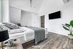 Schlafzimmer - Ferienhaus Inselloft Fehmarn - Top-Hundeurlaub