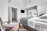Bett - Ferienhaus Inselloft Fehmarn - Top-Hundeurlaub