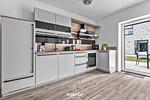 Küche / Küchenzeile - Ferienhaus Inselloft Fehmarn - Top-Hundeurlaub
