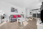 Wohnzimmer - Ferienwohnung Strandkrabbe Olpenitz - Top-Hundeurlaub