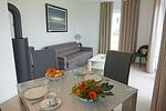 Wohnzimmer - Ferienwohnung Austernfischer Olpenitz - Top-Hundeurlaub
