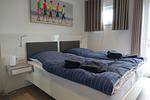 Schlafzimmer - Ferienwohnung Austernfischer Olpenitz - Top-Hundeurlaub