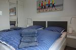 Schlafzimmer - Ferienwohnung Austernfischer Olpenitz - Top-Hundeurlaub