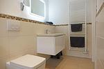 Badezimmer - Ferienwohnung Austernfischer Olpenitz - Top-Hundeurlaub