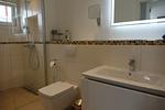 Badezimmer - Ferienwohnung Austernfischer Olpenitz - Top-Hundeurlaub
