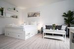 FeWo Am Strand EG Schlafzimmer - Ferienwohnung Am Strand - Top-Hundeurlaub