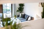 FeWo Am Strand EG Wohnzimmer - Ferienwohnung Am Strand - Top-Hundeurlaub