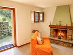 Wohnzimmer mit Kamin - Borgo Antico - Top-Hundeurlaub