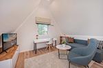 Wohnzimmer - Ferienhaus Haffglück mit Sauna, Kamin und Terrasse mit Haffblick - Top-Hundeurlaub